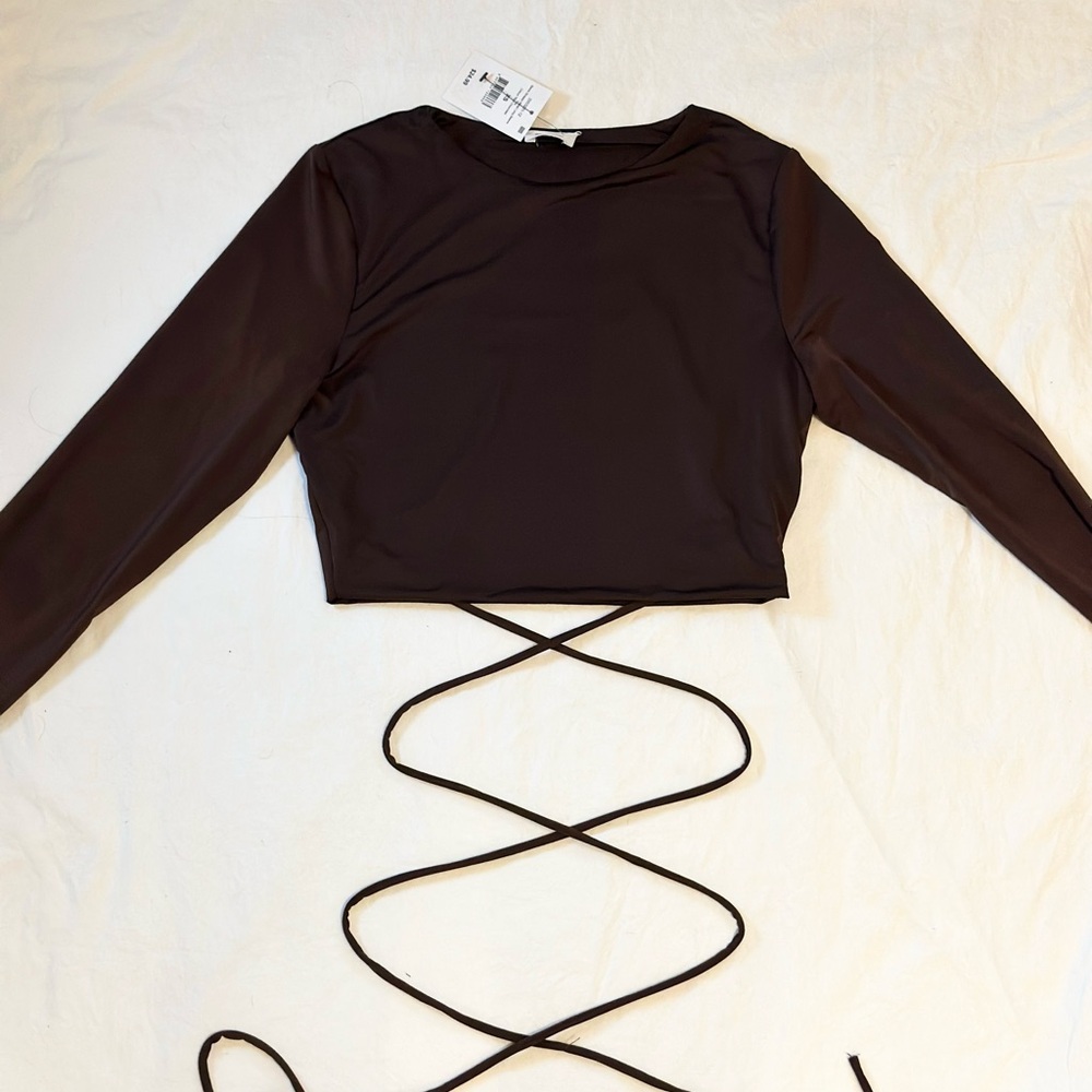 Cotton on Brown Crop long sleeve